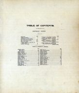 Table of Contents, Ionia County 1906